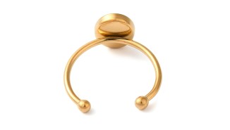 copy of Support bague serpent en acier inoxydable doré plaqué 18K