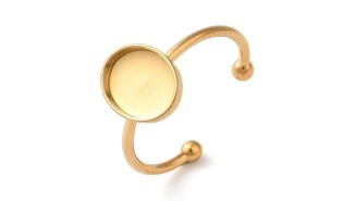 bague plateau 8x10mm