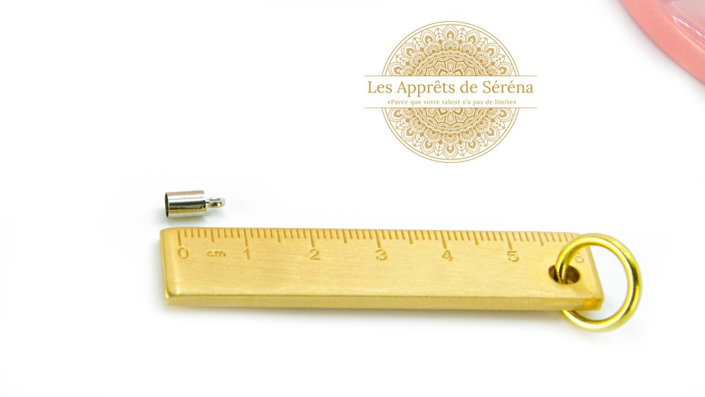 copy of Embouts pour cordon 1mm acier 304 platine