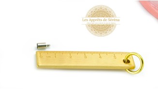 copy of Embouts pour cordon 1mm acier 304 platine
