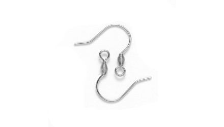 Crochets d'oreille hook en acier pour création de boucles d'oreille