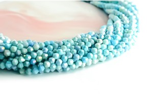 toupie turquoise irisé
