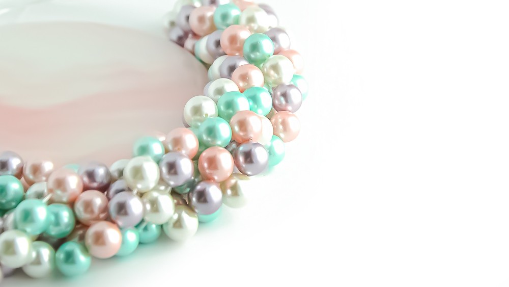 perle nacre multicolore