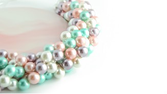 perle nacre multicolore