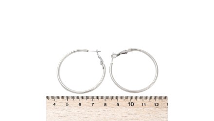 copy of Paire de créoles ouvertes 48.2mm en acier 304 doré
