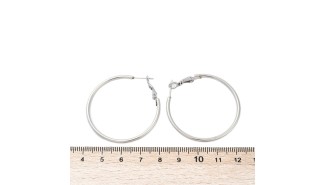 copy of Paire de créoles ouvertes 48.2mm en acier 304 doré
