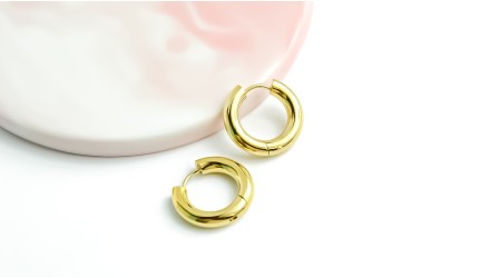 copy of Paire de créoles ouvertes 48.2mm en acier 304 doré