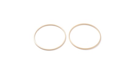 Connecteur 30mm , 35 et 40mm laiton plaqué or 24k
