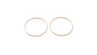 Connecteur 30mm , 35 et 40mm laiton plaqué or 24k