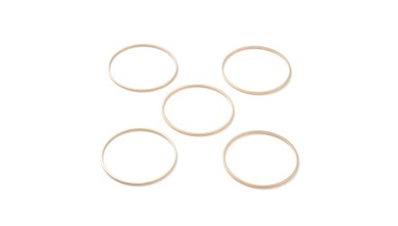 Connecteur 30mm , 35 et 40mm laiton plaqué or 24k