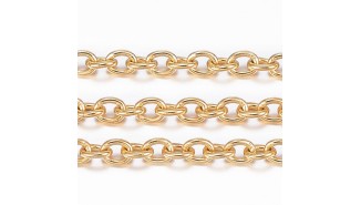 chaine acier 18k