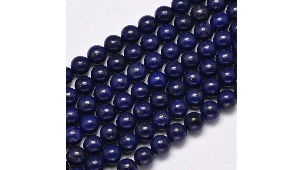 copy of 30 Perles 6mm à facettes en agate bleu à rayures grade A
