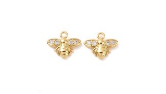 pendentif abeille laiton