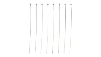 Tiges à tête boule 70x0.7mm en acier 304 pour montages précis