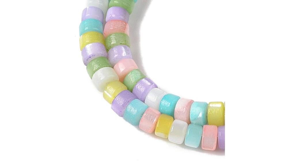 rondelle nacre pastel 4mm