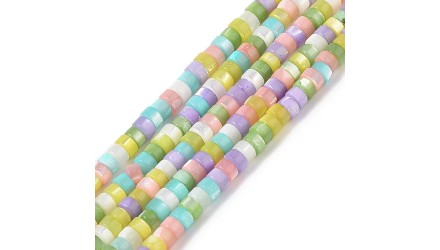 copy of Perle x 30 fleur nacre veritable 6mm