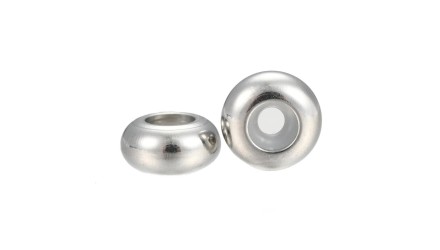 copy of Perle stoppeur 8x4mm et 6x3mm en acier inoxydable couleur or