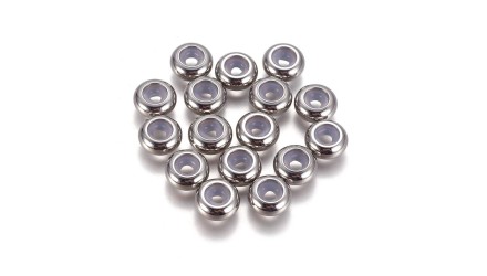 copy of Perle stoppeur 8x4mm et 6x3mm en acier inoxydable couleur or