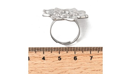 support bague acier corolle