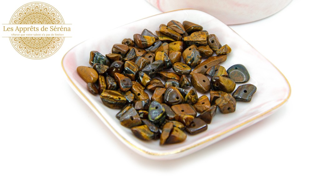 copy of Perles puces en agate naturelle bleu glacier