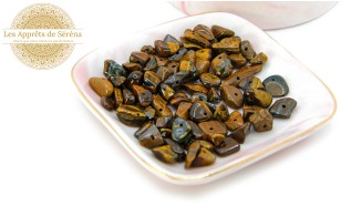 copy of Perles puces en agate naturelle bleu glacier