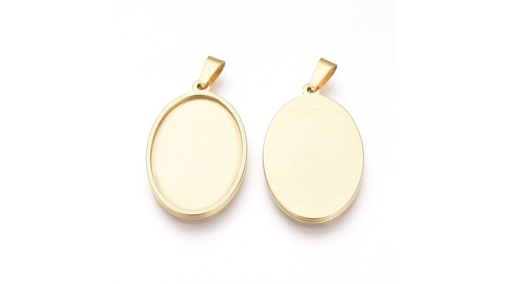 pendentif support cabochon