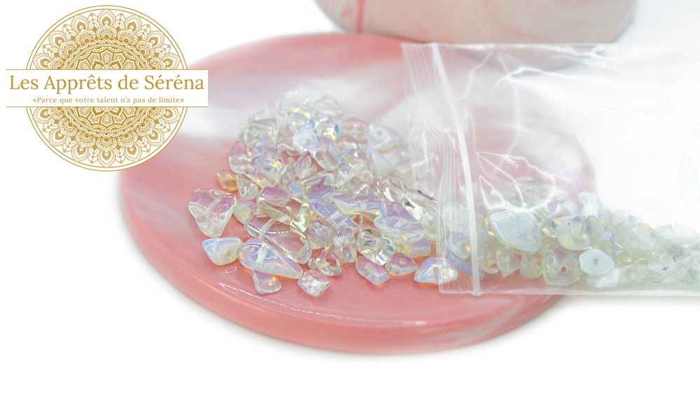 perles chips opalite