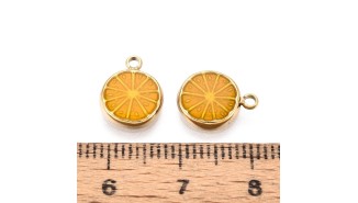 tranche de citron acier