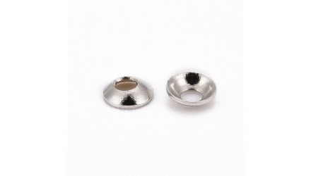 copy of Coupelles pour perles 3mm en laiton doré