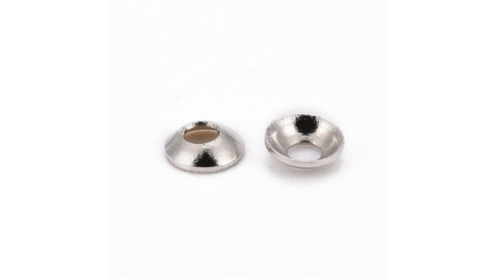 copy of Coupelles pour perles 3mm en laiton doré