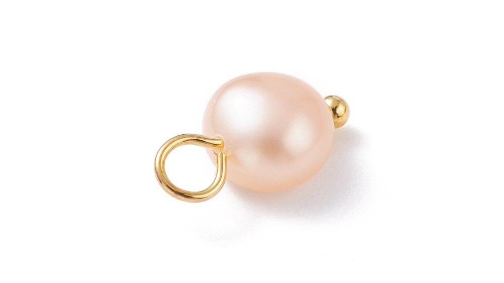 Pendentifs X 10 nacre véritable couleurs mélangées