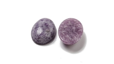 Cabochon 13x18mm lépidolite x 4