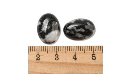 copy of Cabochon 13x18mm lépidolite x 4