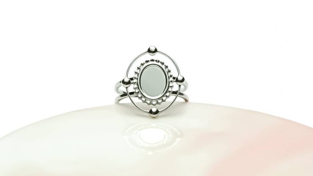 support bague acier