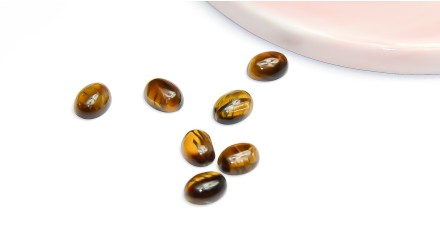 copy of Cabochon 8x6mm en améthyste naturelle