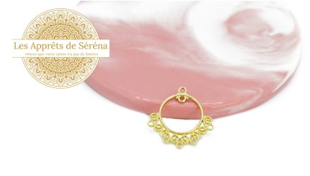 copy of Connecteur goutte zamak couleur or