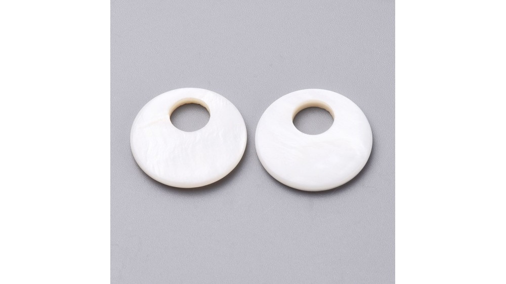 pendentif nacre rond