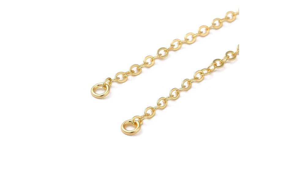 copy of Bracelet support cabochon 4mm en laiton doré  18K