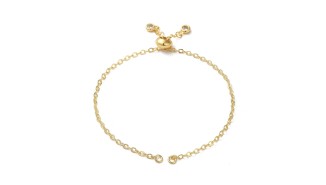 copy of Bracelet support cabochon 4mm en laiton doré  18K