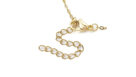 copy of Bracelet support cabochon 4mm en laiton doré  18K