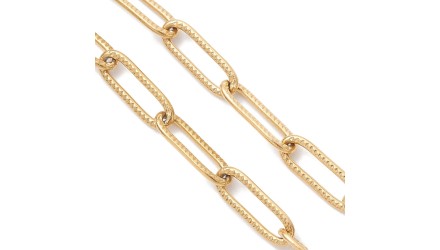 copy of Bracelet support cabochon 4mm en laiton doré  18K
