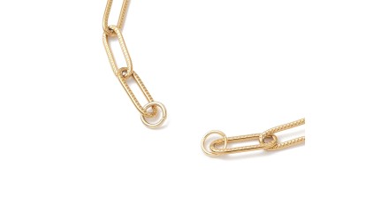 copy of Bracelet support cabochon 4mm en laiton doré  18K