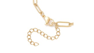 copy of Bracelet support cabochon 4mm en laiton doré  18K