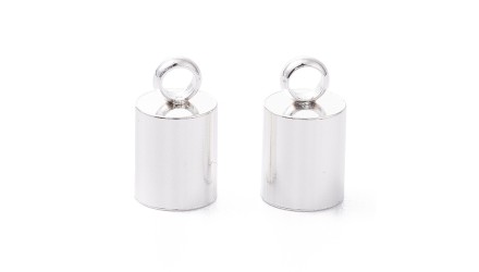 copy of Embouts pour cordon 1mm acier 304 platine