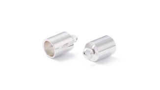 copy of Embouts pour cordon 1mm acier 304 platine