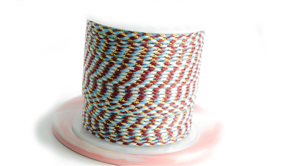 copy of Cordon en coton ciré 1mm noir