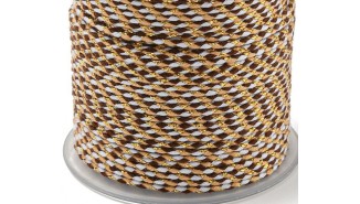 cordon marron et beige