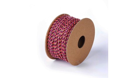 copy of Cordon en coton ciré 1mm noir