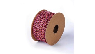 copy of Cordon en coton ciré 1mm noir