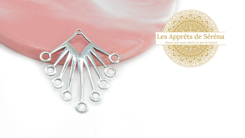 connecteur acier argent
